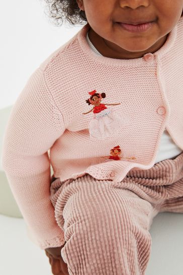 Buy Pink Sparkle Cardigan 3mths 7yrs from Next Luxembourg