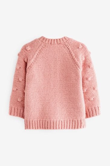 Chunky knit bobble best sale cardigan