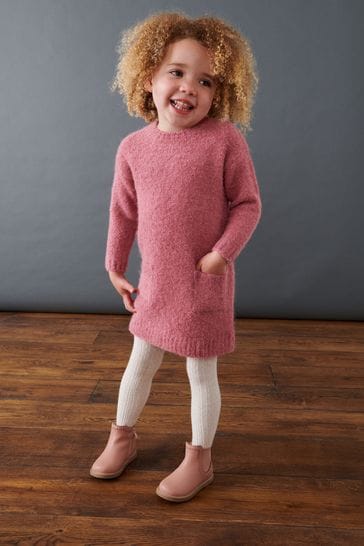 Baby pink jumper top dress