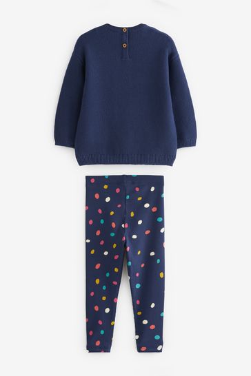 Joules navy discount leggings