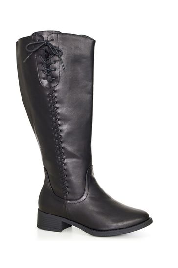 Evans knee store high boots
