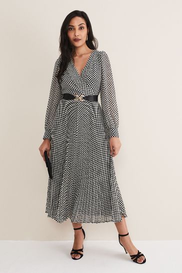 Phase eight check dress discount