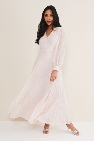 Buy Phase Eight Pink Petite Carmen Coupe Maxi Dress from Next Ireland
