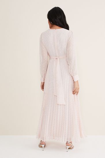 Long sleeve deje petite maxi dress uk
