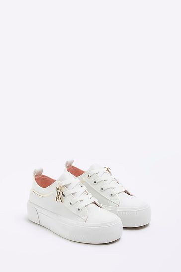 Ladies platform trainers outlet