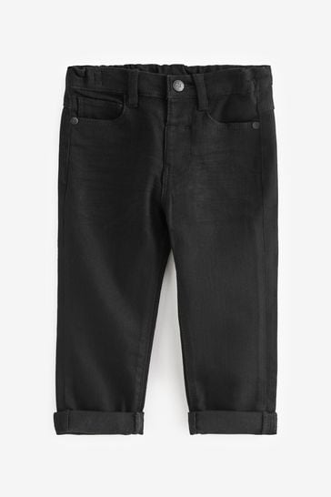 Black Regular Fit Comfort Stretch Jeans (3mths-7yrs)