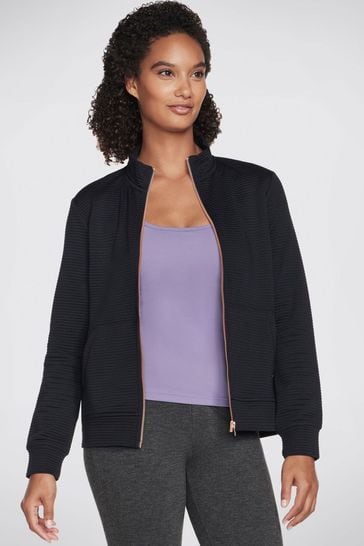 Buy Skechers Black The Hoodless Hoodie Go Walk Everywhere Jacket