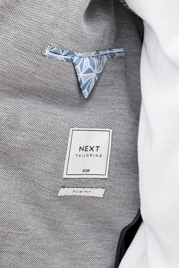 Mens grey jersey blazer outlet
