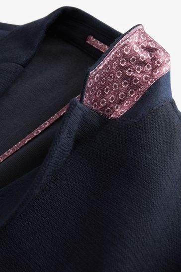 Blue jersey clearance blazer