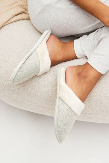White company mule best sale slippers