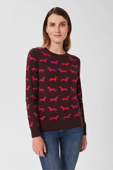 Hobbs Pink Larissa Jumper