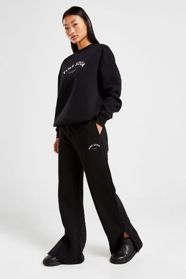 Pink soda black discount joggers
