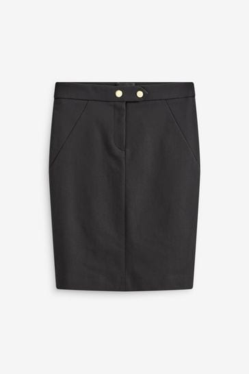 Buy Black Hardware Detail Mini Skirt from Next Luxembourg