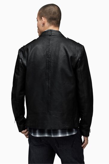 Allsaints kage leather jacket top