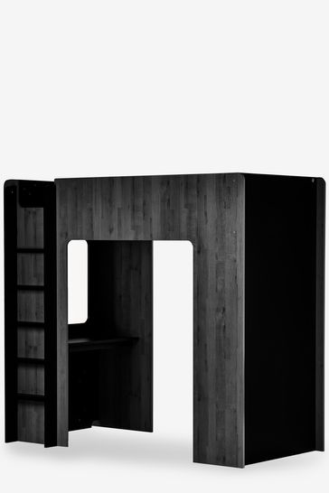 Buy Bronx Black Kids Gaming High Sleeper Cabin Bed Frame from Next