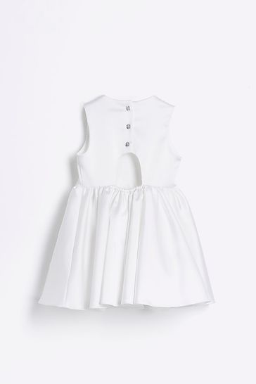Buy River Island Girls White Ivory Bridesmaid Dress from Next