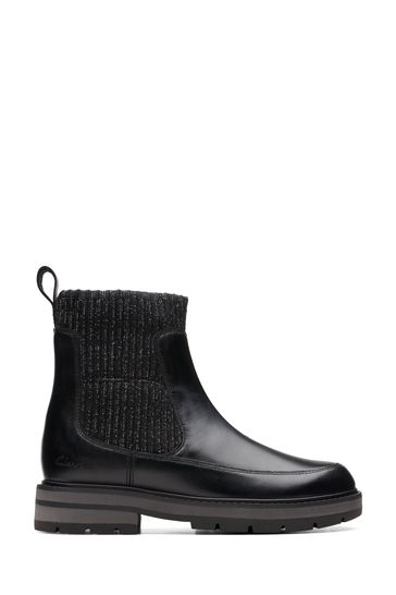 Buy Clarks Black Kids Multi Fit Prague Boots from Next Luxembourg