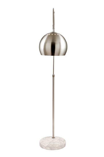 Brushed silver floor lamp deals