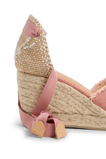 Castaner pink wedges sales