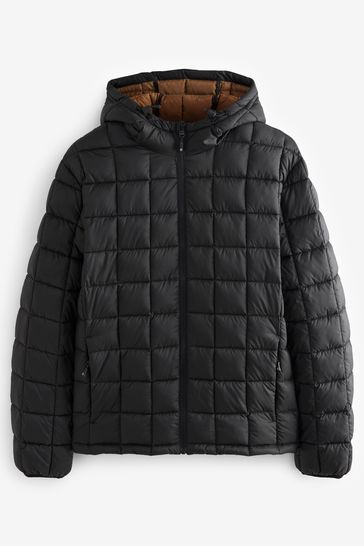 Quilted jacket with new arrivals hoodie