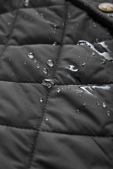 Mens black diamond quilted jacket on sale