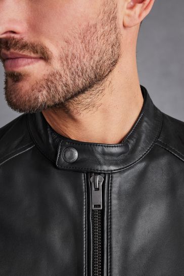 Mens racer sale neck jacket