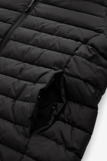 Next black puffer jacket new arrivals