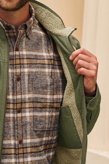 Mens green outlet shacket