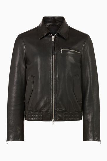 Buy AllSaints Gino Black Jacket from Next Latvia
