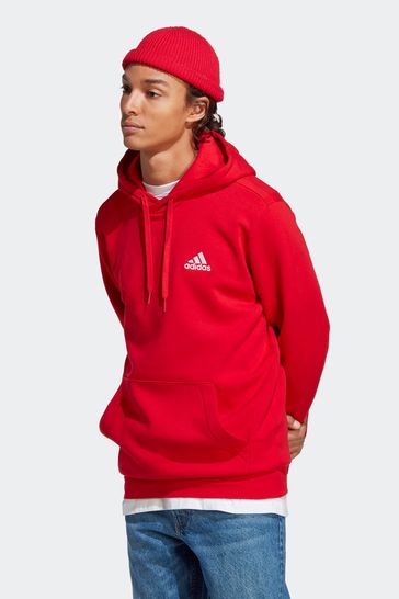 Adidas originals red hoodie top
