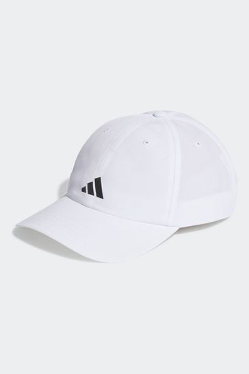 adidas White Performance Running Essentials Aeroready Six-Panel Baseball Cap