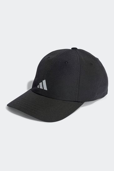 adidas Black Performance Running Essentials Aeroready Six-Panel Baseball Cap