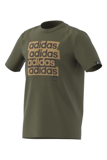 Adidas t best sale shirt olive