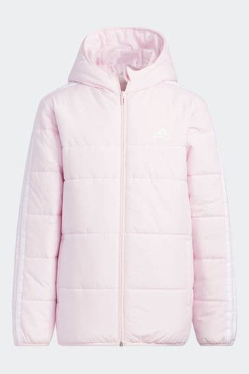 Buy adidas Pink Sportswear 3 Stripes Padded Jacket Kids from Next Bahrain