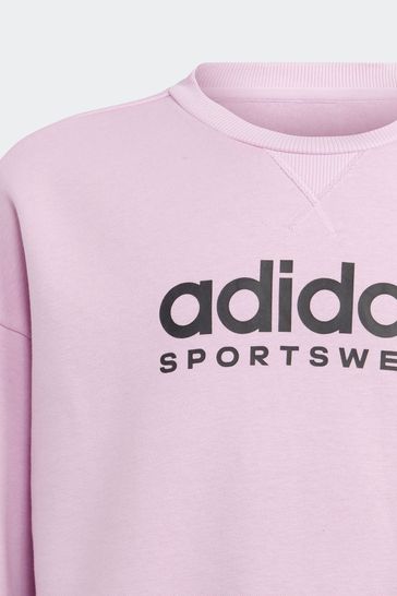Buy adidas Purple All Crew Sweat Top from Next Netherlands