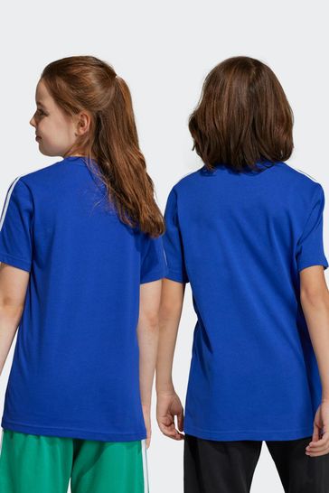 Buy adidas Blue T Shirt from Next Luxembourg