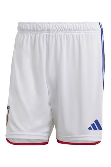 adidas White Japan Home Football Shorts