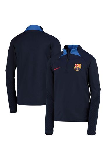 Camiseta azul Strike Drill de FC Barcelona Egyptian de Nike