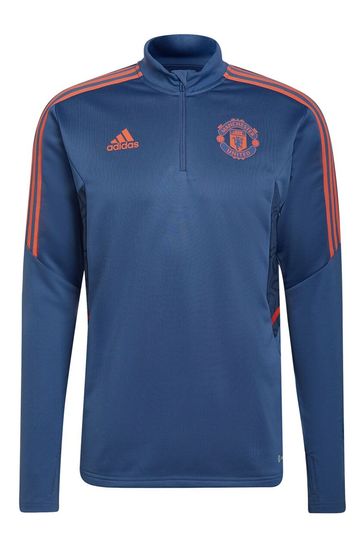 Buy adidas Blue Manchester United Training Top from Next Bahrain