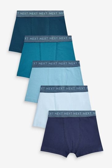 Blue Trunks 5 Pack (2-16yrs)