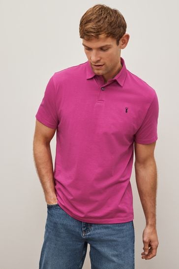 Green/Pink/Blue Jersey Polo Shirts 3 Pack