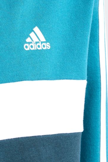Buy adidas Blue Sportswear Tiberio 3 Stripes Colorblock Fleece