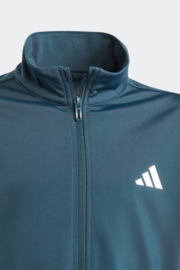 3 stripe top green tracksuit jacket