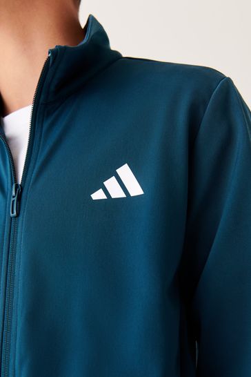 3 stripe top green tracksuit jacket