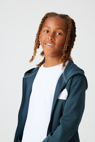 Adidas green tracksuit kids sale