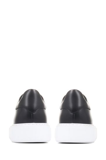 Smart top leather trainers