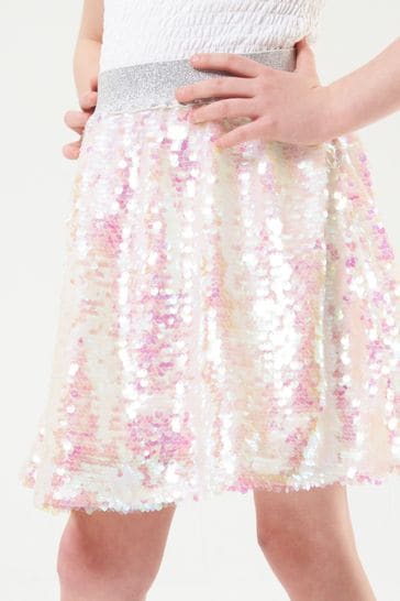 Angel & Rocket Pink Iridescent Sequin Skirt