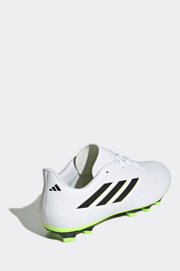 Adidas white online football shoes