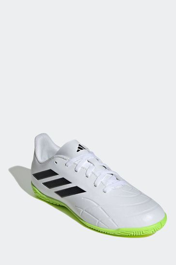 Buy adidas White Black Kids Copa Pure II.4 Football Boots Indoor