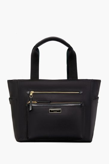 Black nylon tote hotsell